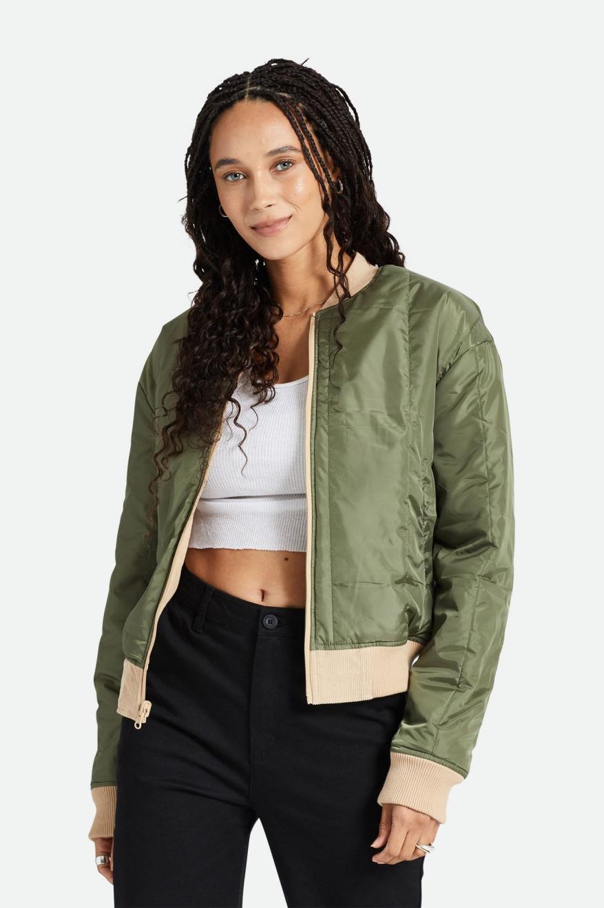 Utopia Reversible Bomber Jacket - Sesame - Image 4